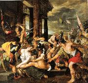 Joos van Winghe Samson und Delila oil painting